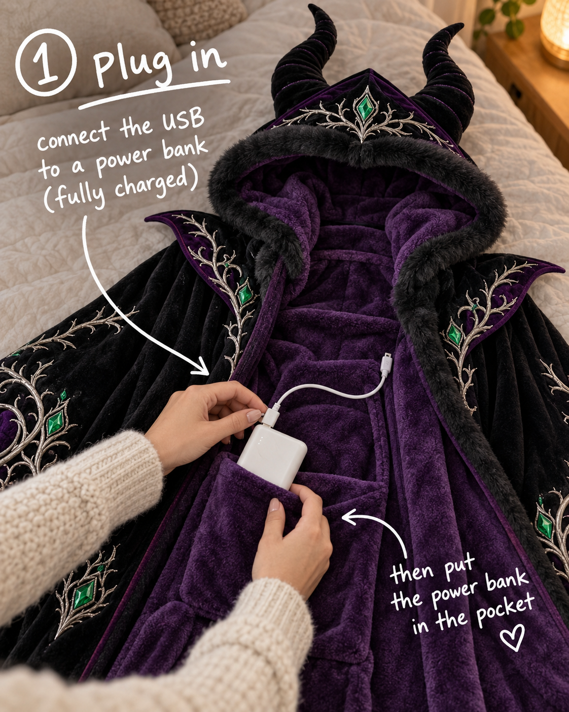 Wicked Cozy Heated Robe