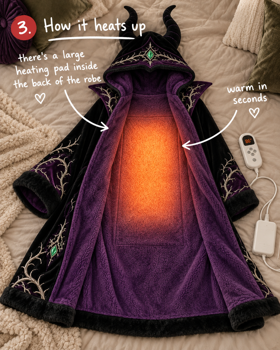 Wicked Cozy Heated Robe