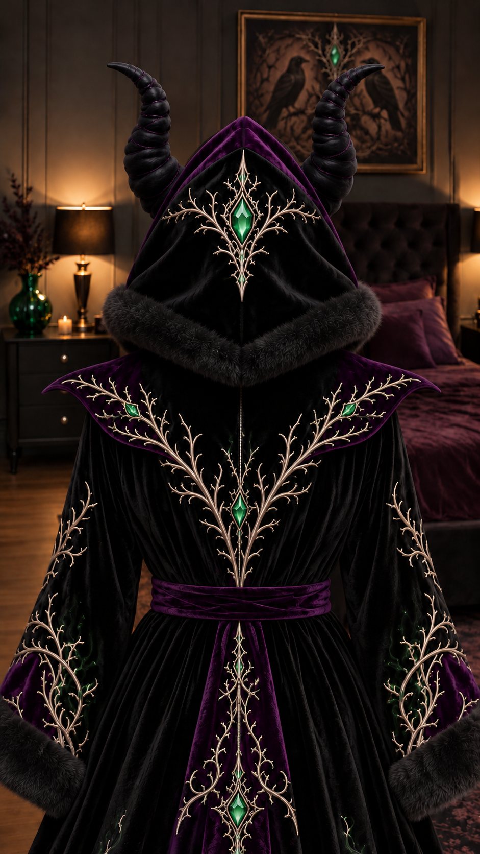 Emerald-gem hood